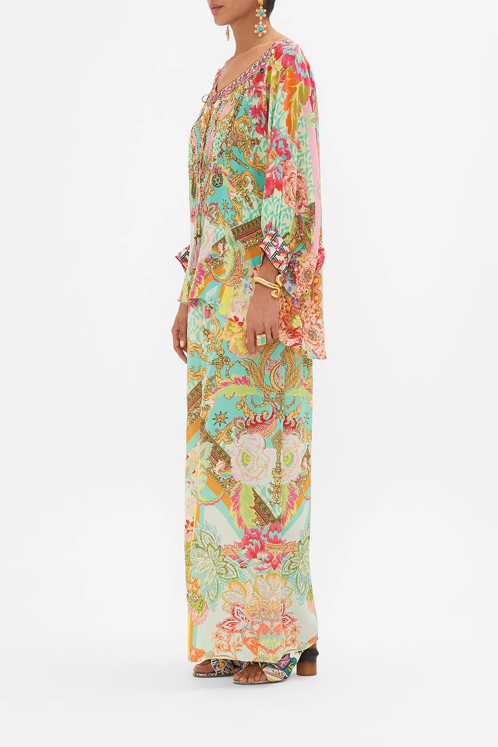 RAGLAN SLEEVE BLOUSE WITH CUFF AN ITALIAN WELCOME sold by Camilla product image thumbnail 4