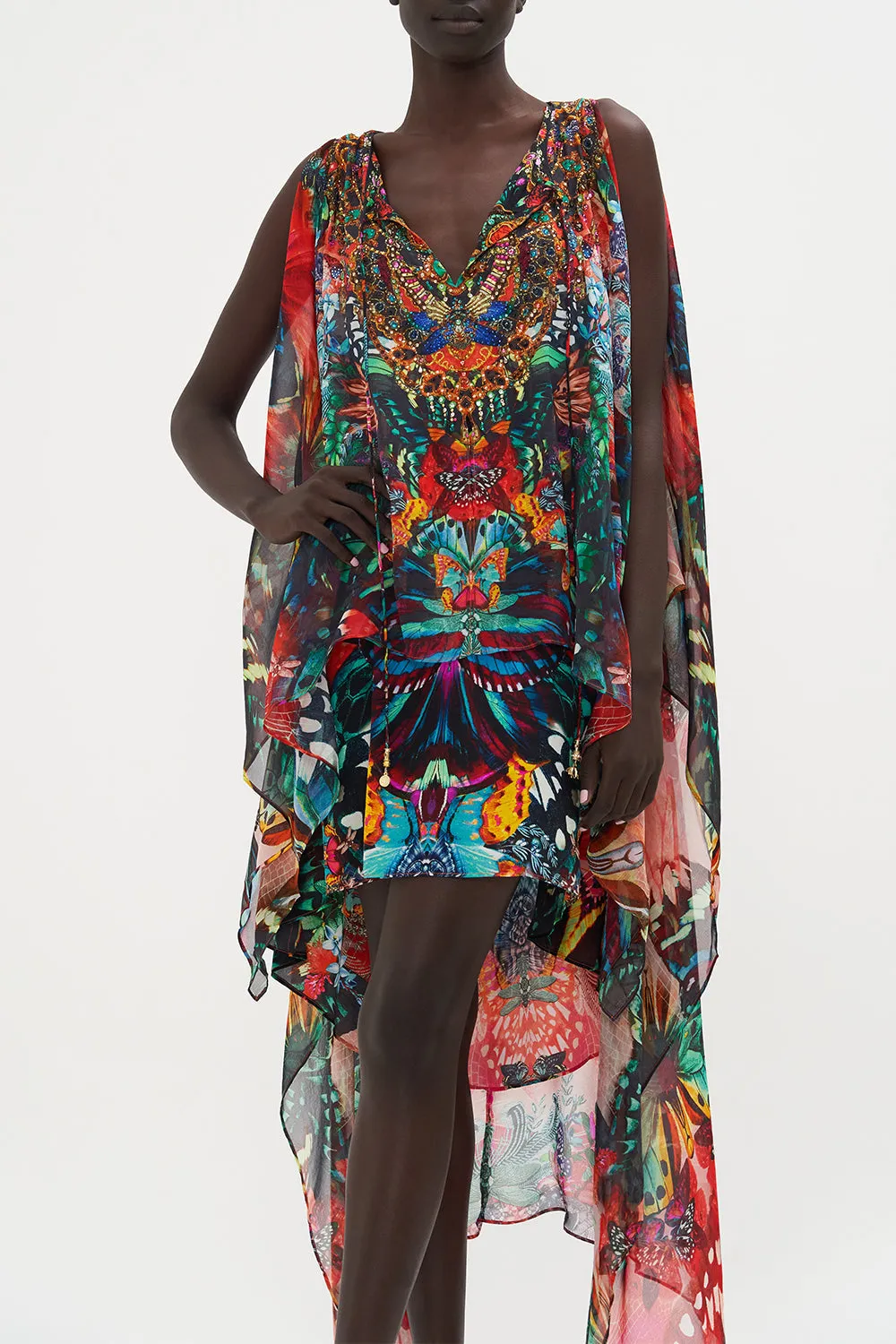 LONG SHEER OVERLAY DRESS IN A FLUTTER sold by Camilla product image thumbnail 5