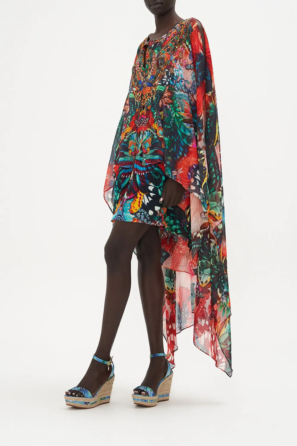 LONG SHEER OVERLAY DRESS IN A FLUTTER sold by Camilla product image thumbnail 4