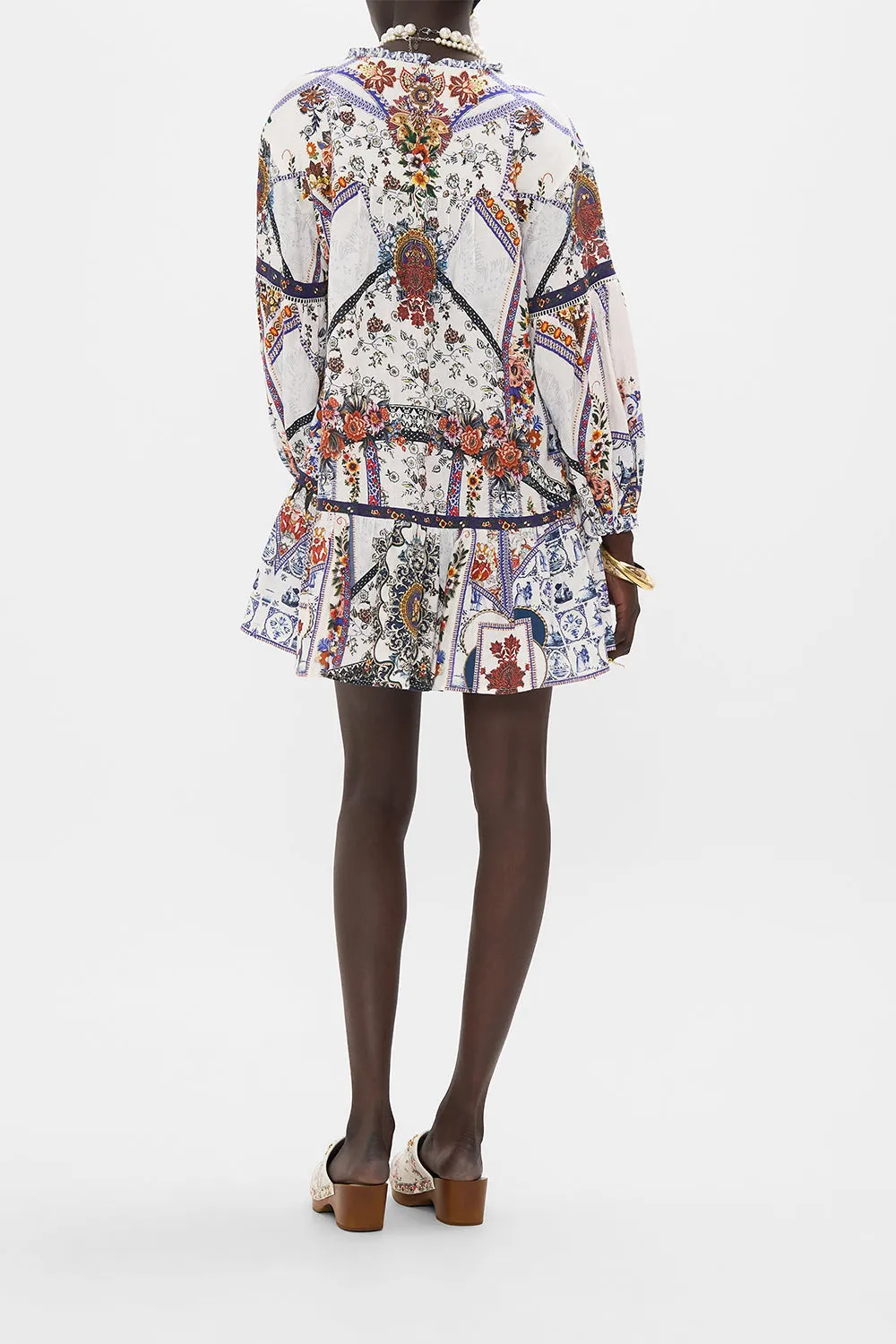 PINTUCK YOKE SHORT DRESS MY FOLK ART HEART sold by Camilla product image thumbnail 2