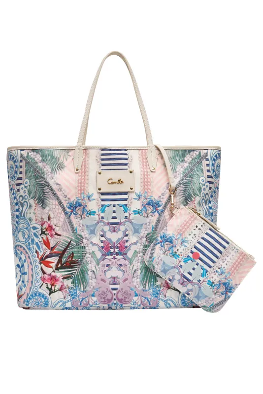 CANVAS TOTE BEACH SHACK sold by Camilla