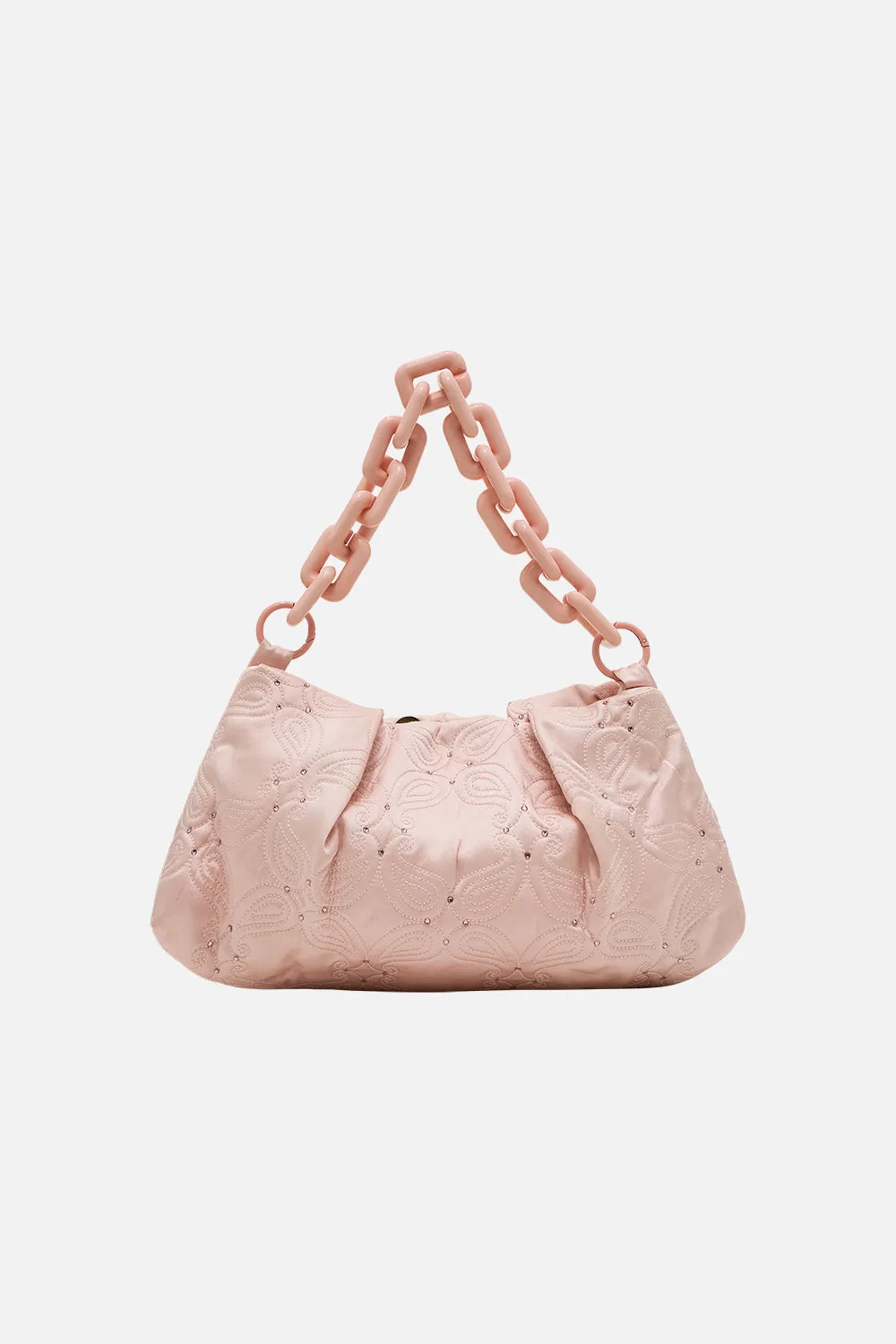 SMALL CLUTCH WITH CHAIN SOLID PINK sold by Camilla product image thumbnail 3