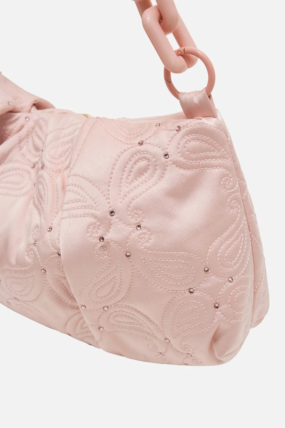 SMALL CLUTCH WITH CHAIN SOLID PINK sold by Camilla product image thumbnail 4