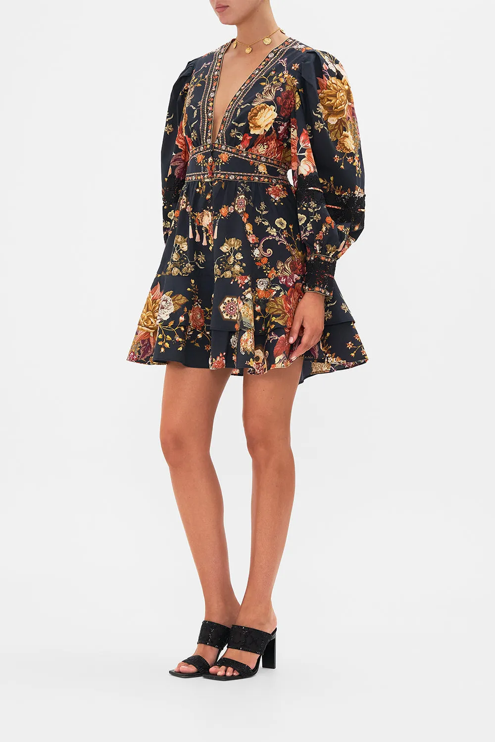 BUTTON FRONT FRILL DRESS WITH LACE DETAIL STITCHED IN TIME sold by Camilla product image thumbnail 4