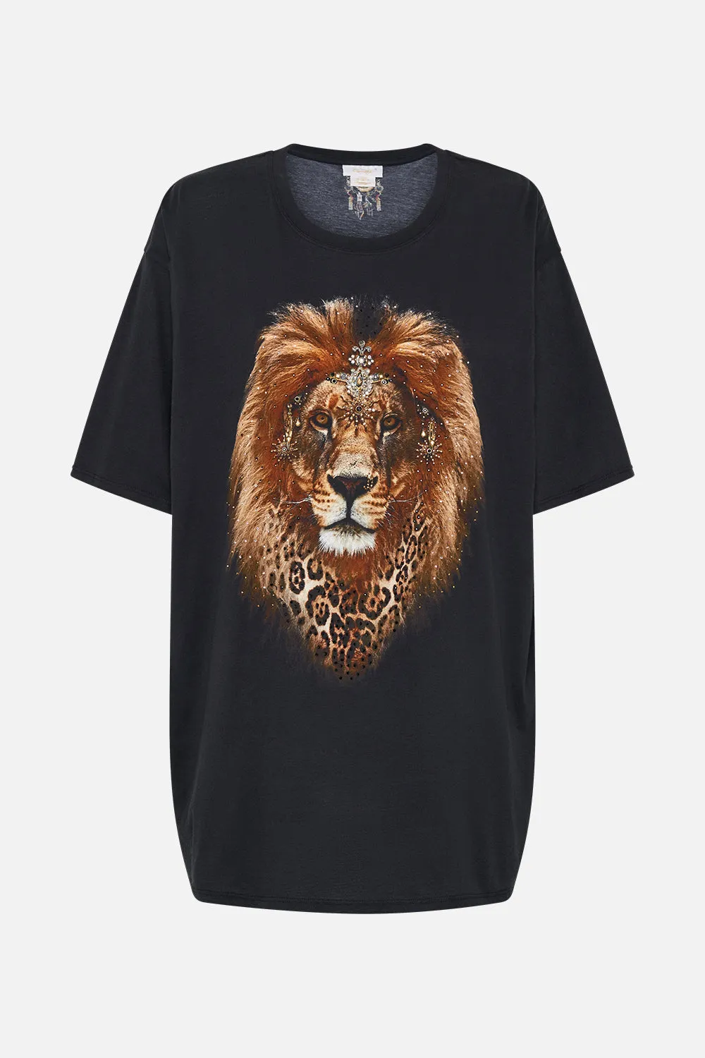 OVERSIZE BAND TEE COOL FOR CATS sold by Camilla product image thumbnail 3