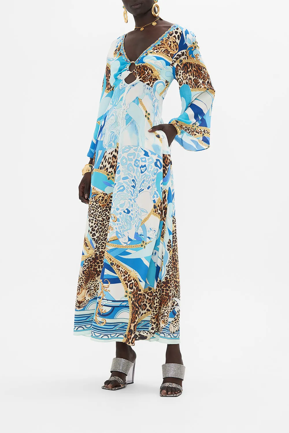 HARDWARE BIAS DRESS SKY CHEETAH sold by Camilla product image thumbnail 4