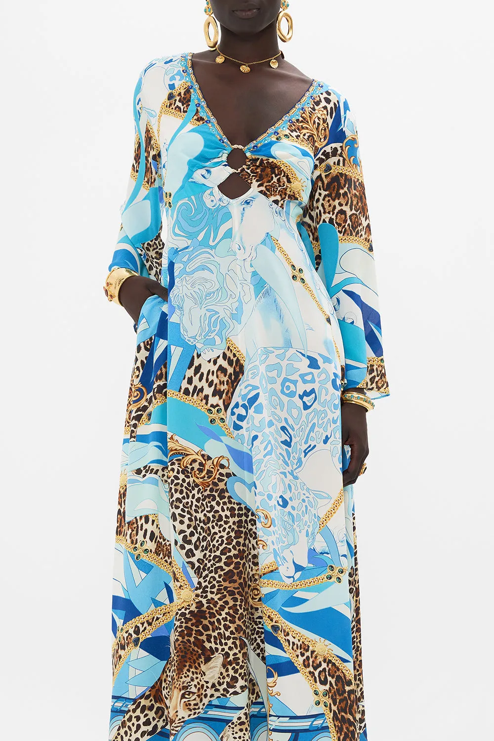 HARDWARE BIAS DRESS SKY CHEETAH sold by Camilla product image thumbnail 5
