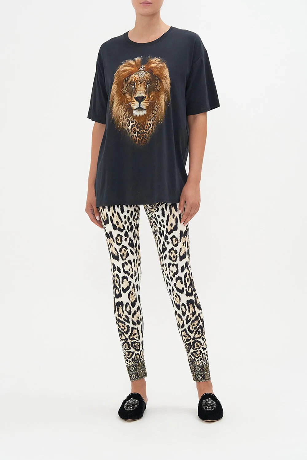 OVERSIZE BAND TEE COOL FOR CATS sold by Camilla