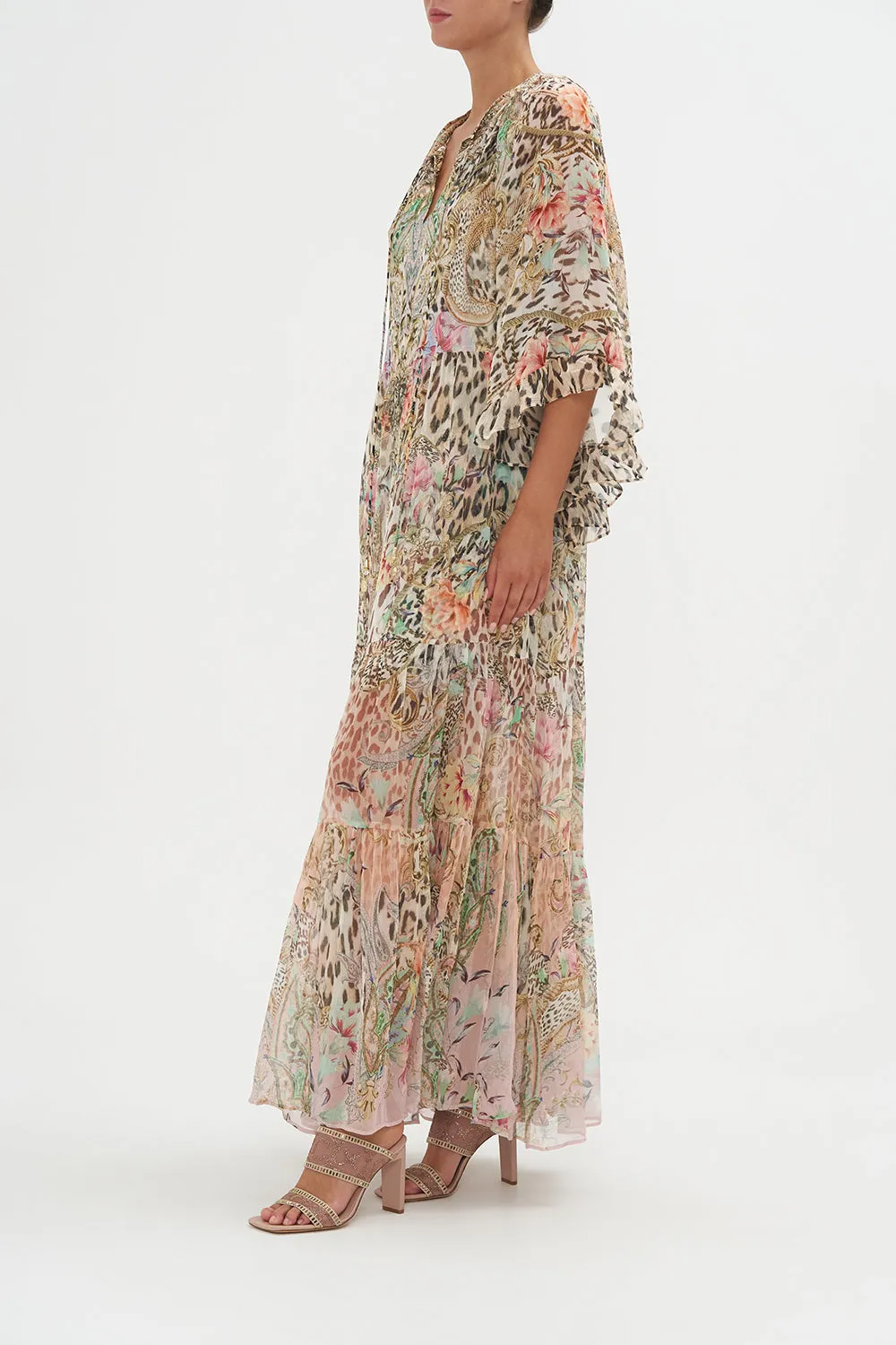 WIDE SLEEVE GATHERED DRESS QUEEN ATLANTIS sold by Camilla product image thumbnail 4