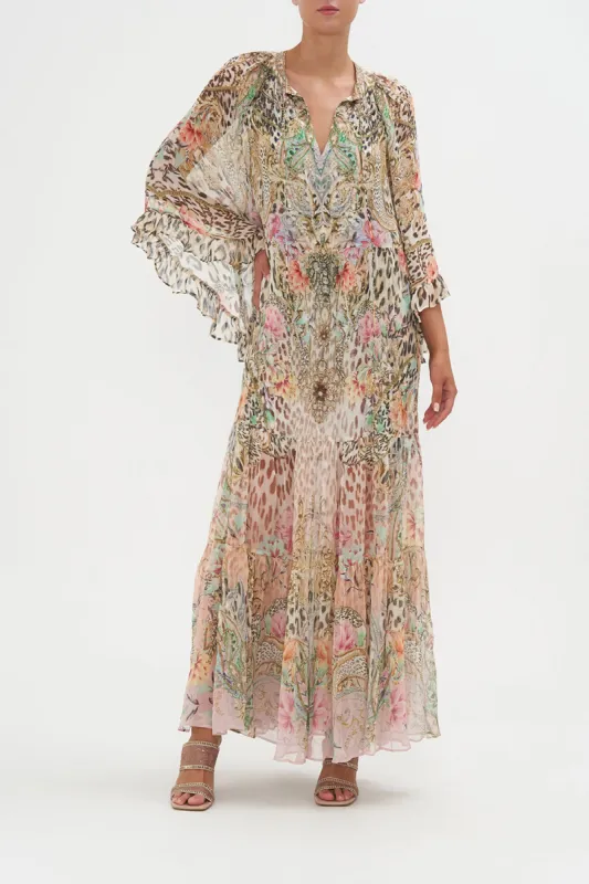 WIDE SLEEVE GATHERED DRESS QUEEN ATLANTIS sold by Camilla
