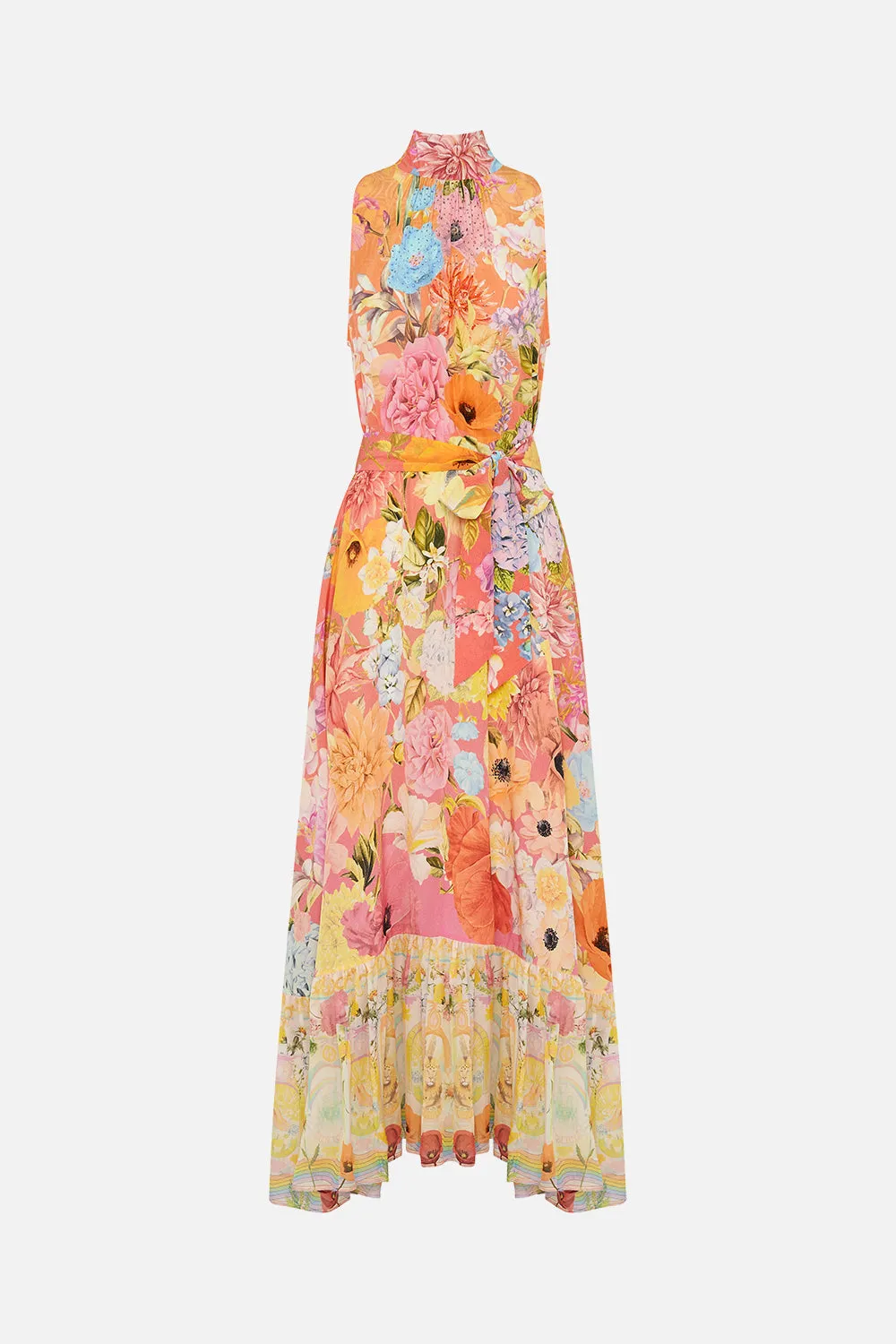 NECKTIE DRESS WITH ELASTICATED WAIST SOLAR FLARE sold by Camilla product image thumbnail 3