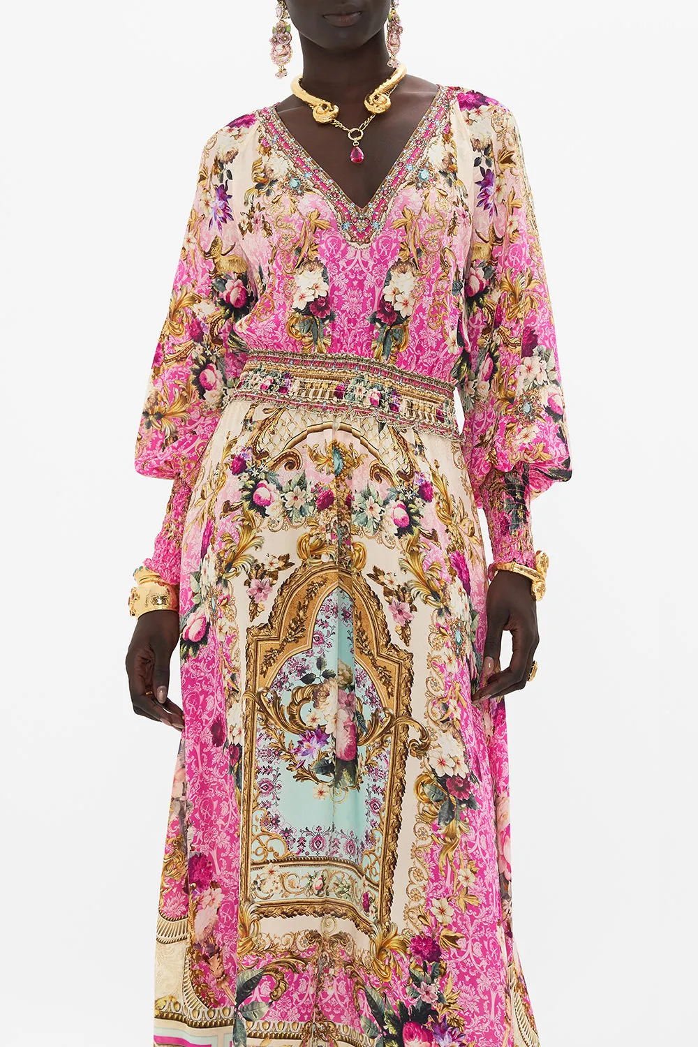 DRESS WITH SHIRRED WAIST AND CUFF CALL OF THE CANAL sold by Camilla product image thumbnail 5