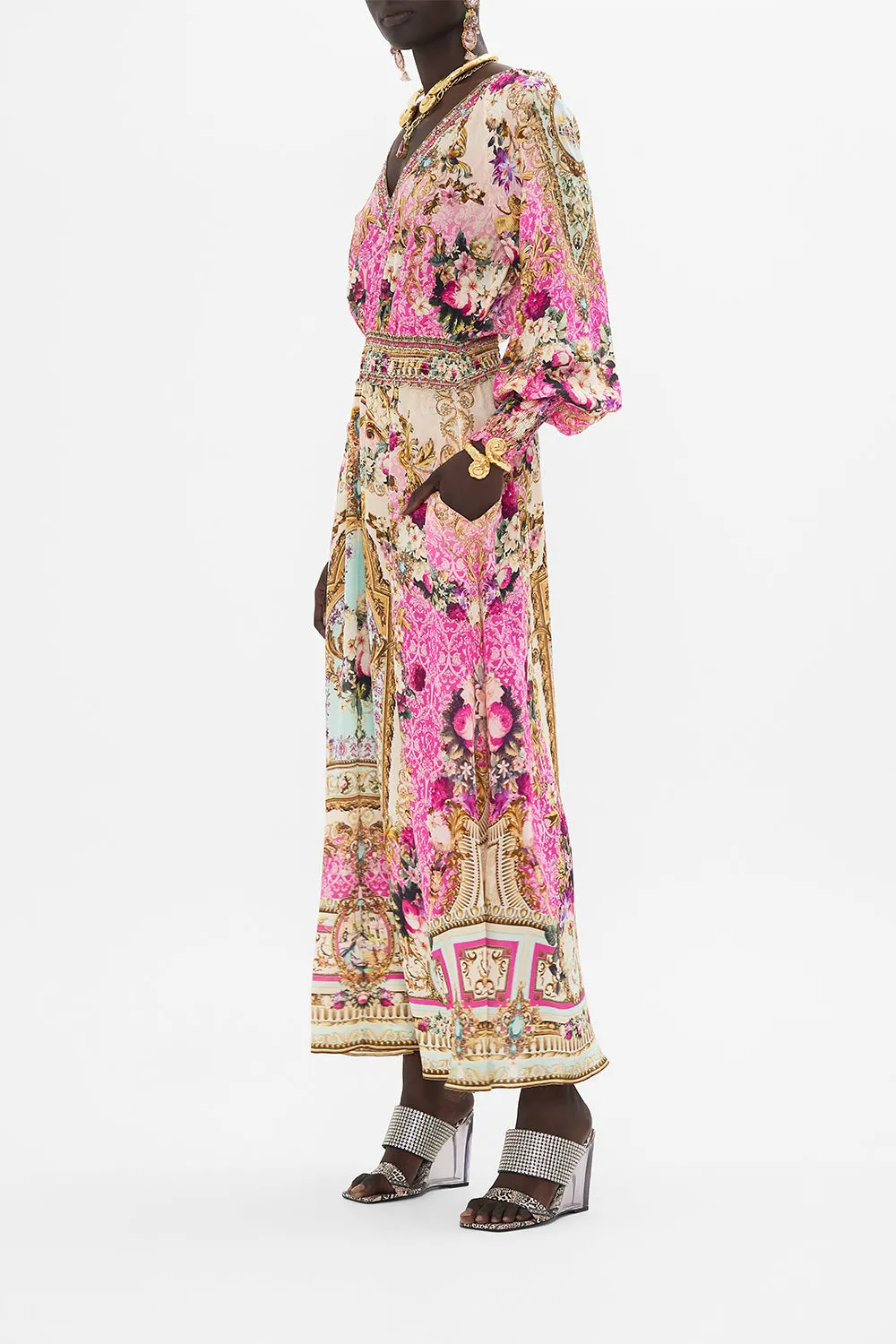 DRESS WITH SHIRRED WAIST AND CUFF CALL OF THE CANAL sold by Camilla product image thumbnail 4