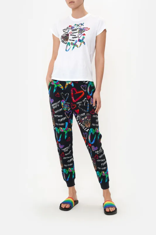 SLIM FIT  ROUND NECK T-SHIRT SHES A WRITE OFF sold by Camilla