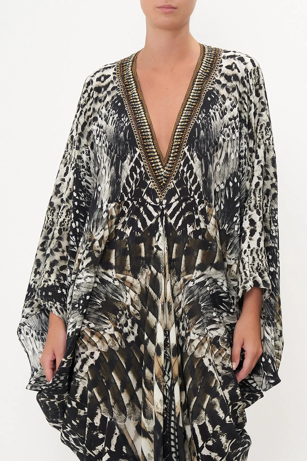 T SHAPE LONG KAFTAN NIGHT OWL sold by Camilla product image thumbnail 5