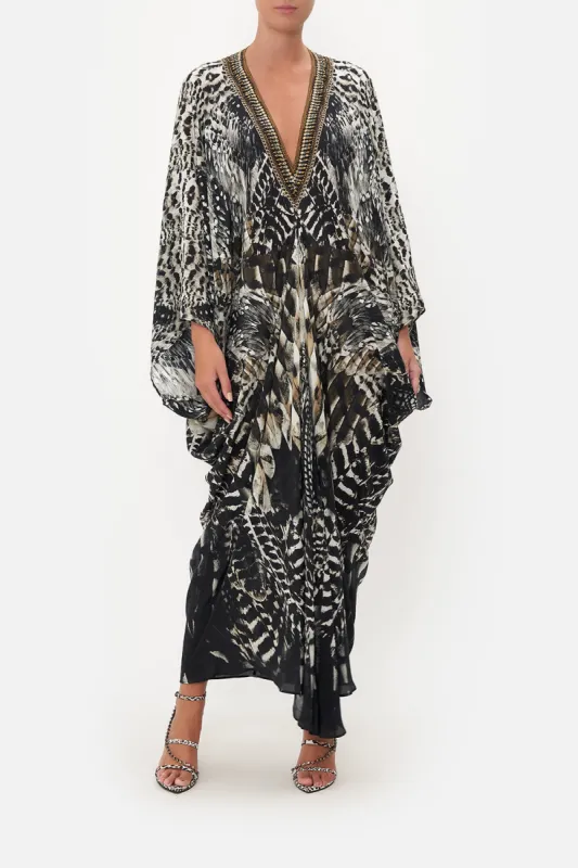 T SHAPE LONG KAFTAN NIGHT OWL sold by Camilla