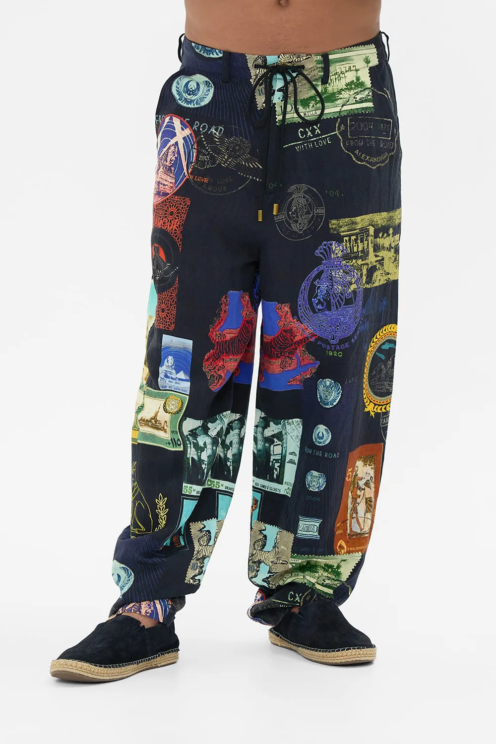 RELAXED DROPPED CROTCH PANT LANDMARKS AND LOVE LETTERS sold by Camilla product image thumbnail 5