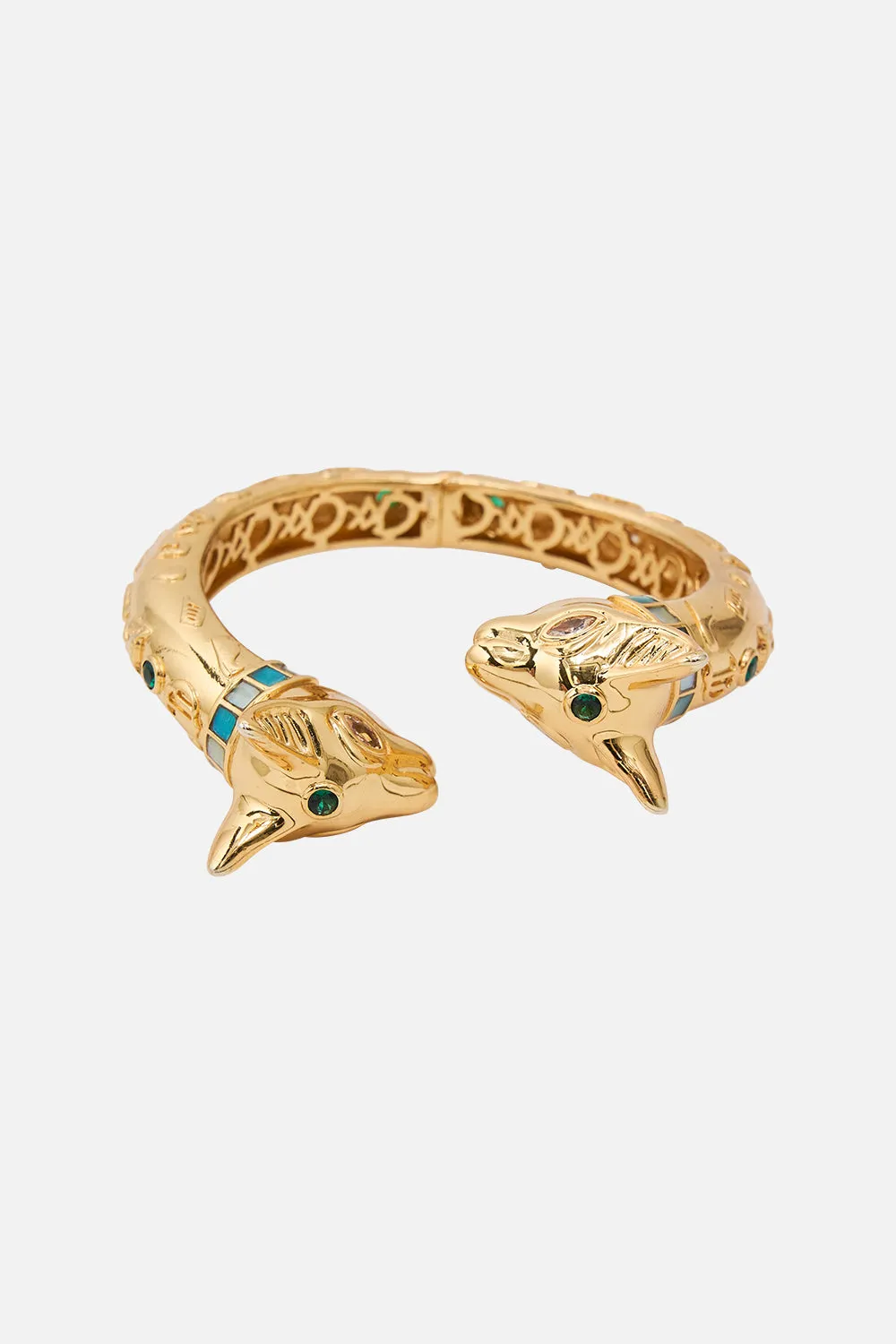 GLOBAL NOMAD BASTET BANGLE GOLD sold by Camilla product image thumbnail 4