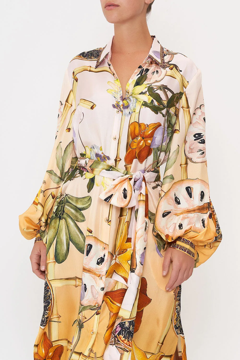 HIGH LOW MIDI SHIRT DRESS ORIGINAL SIN sold by Camilla product image thumbnail 5