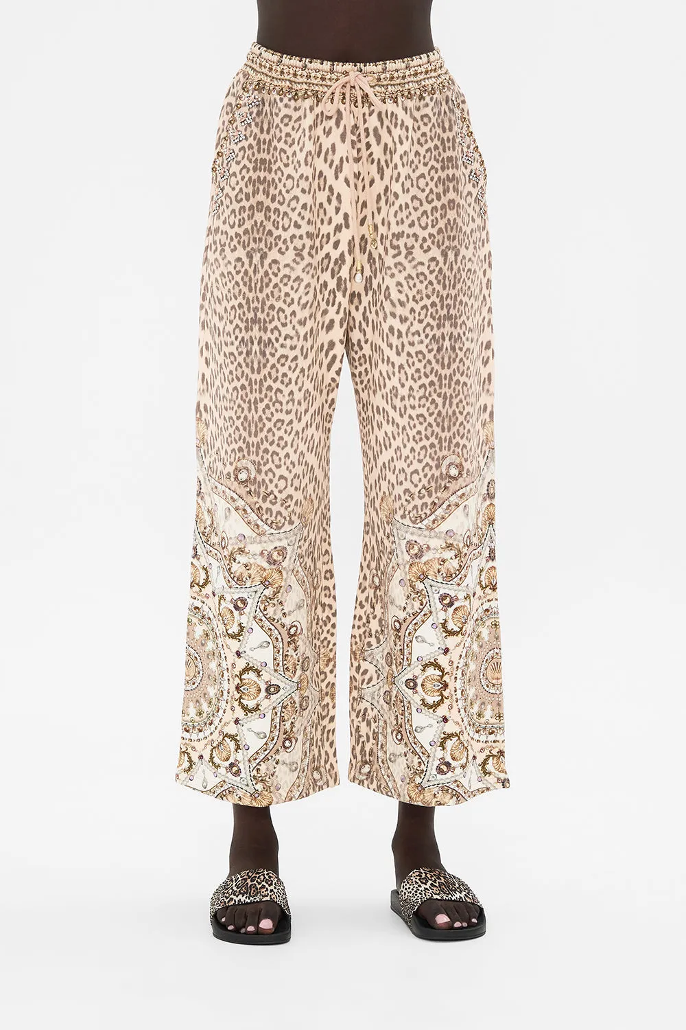 EMBELLISHED STRAIGHT LEG TRACK PANT GROTTO GODDESS sold by Camilla product image thumbnail 5