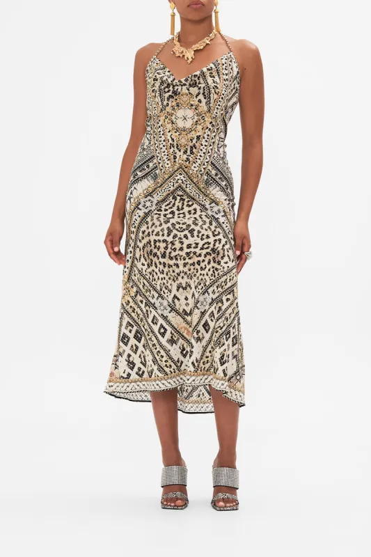 BIAS HALTER DRESS MOSAIC MUSE sold by Camilla
