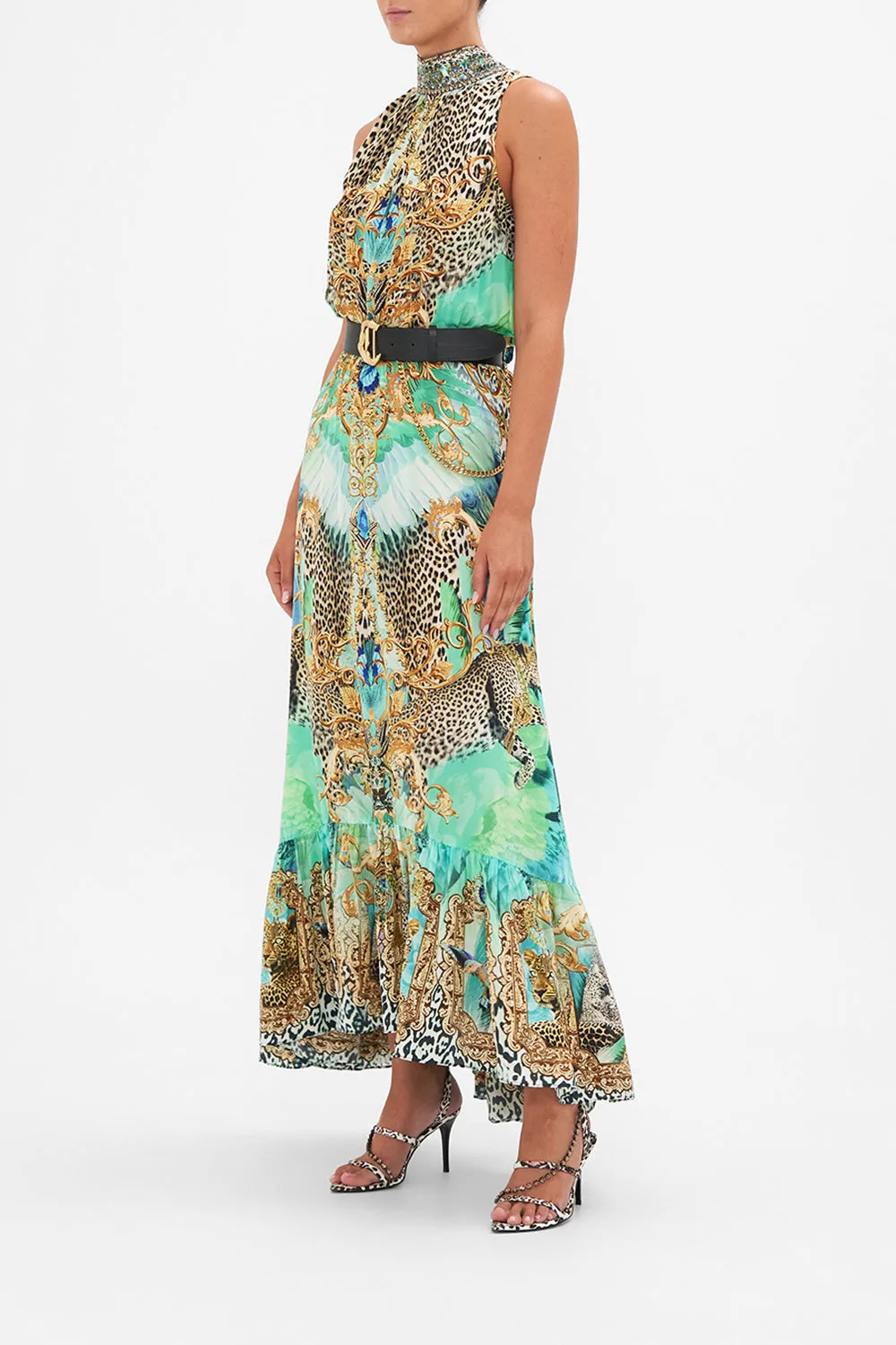 NECKTIE DRESS WITH ELASTICATED WAIST LAY OF THE LAND sold by Camilla product image thumbnail 4