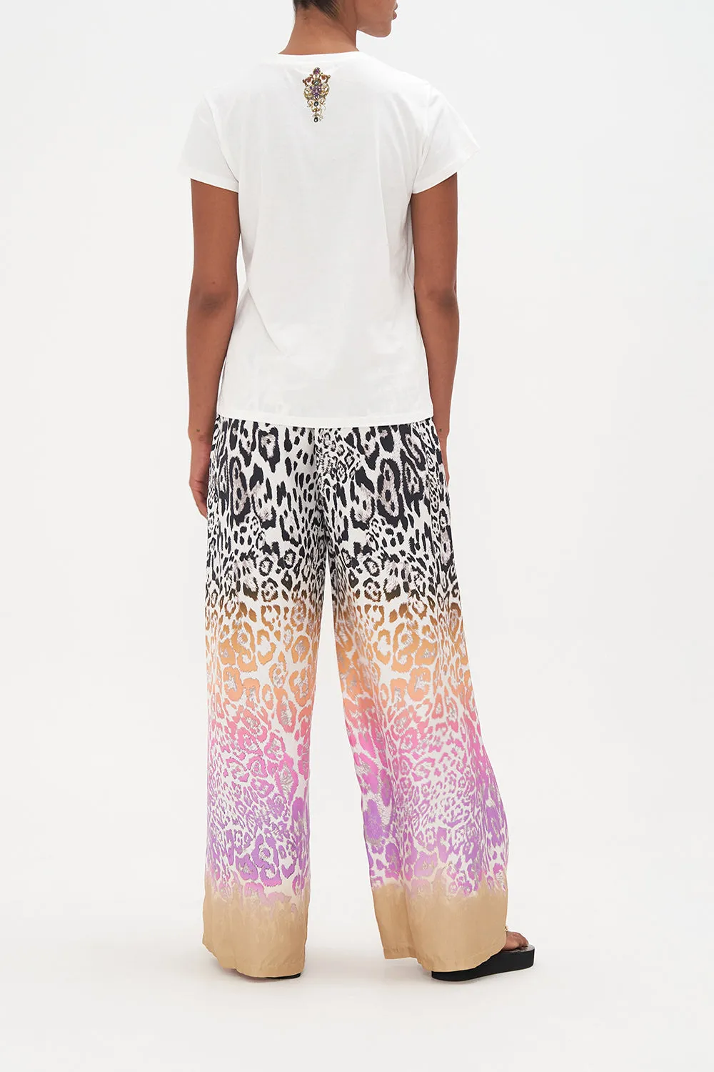 SLIM FIT ROUND NECK T-SHIRT KITTY KAT KLUB sold by Camilla product image thumbnail 2