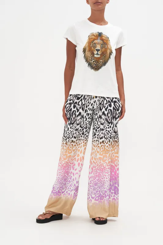 SLIM FIT  ROUND NECK T-SHIRT KITTY KAT KLUB sold by Camilla