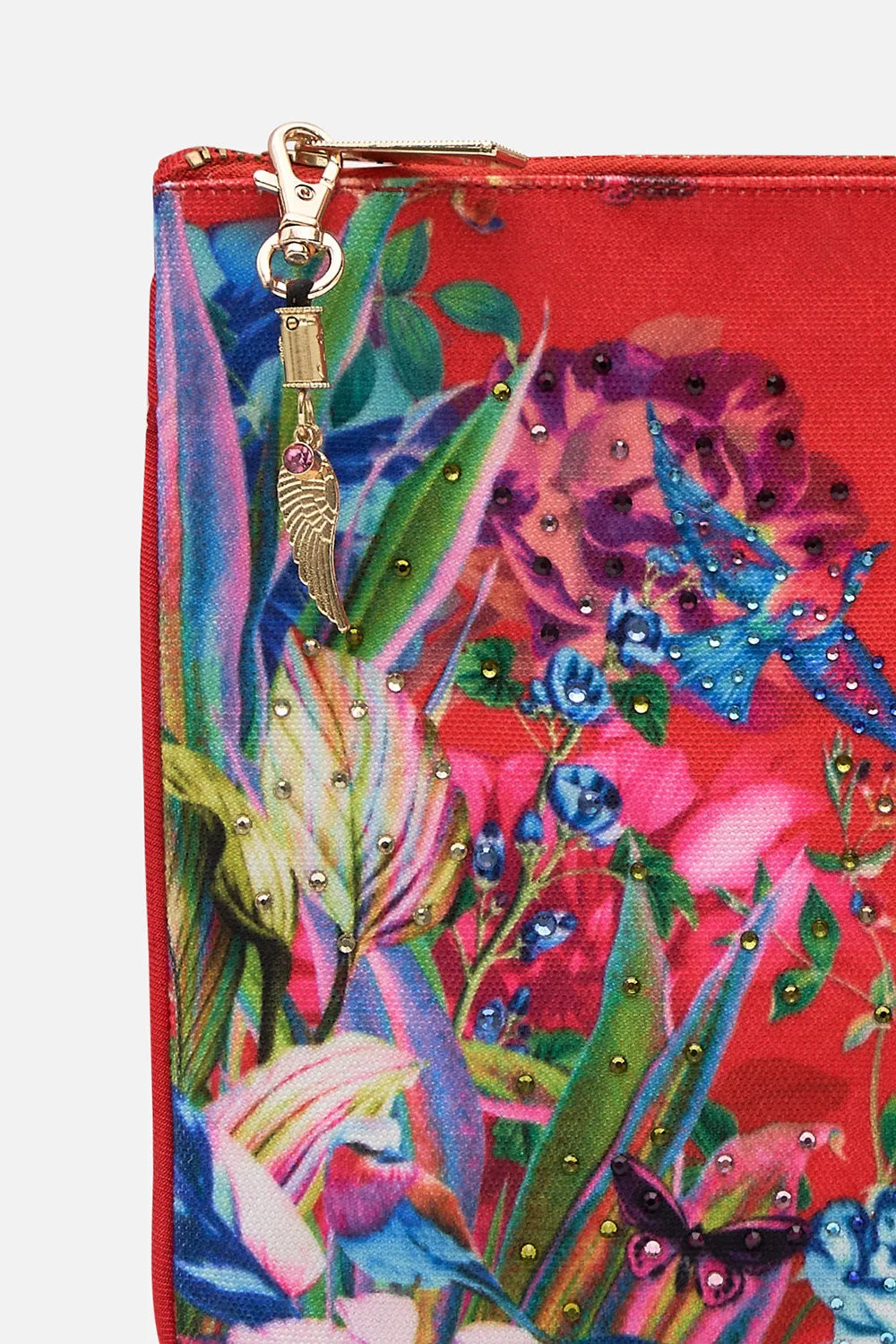 SMALL CANVAS CLUTCH BIRDS OF A FEATHER sold by Camilla product image thumbnail 2