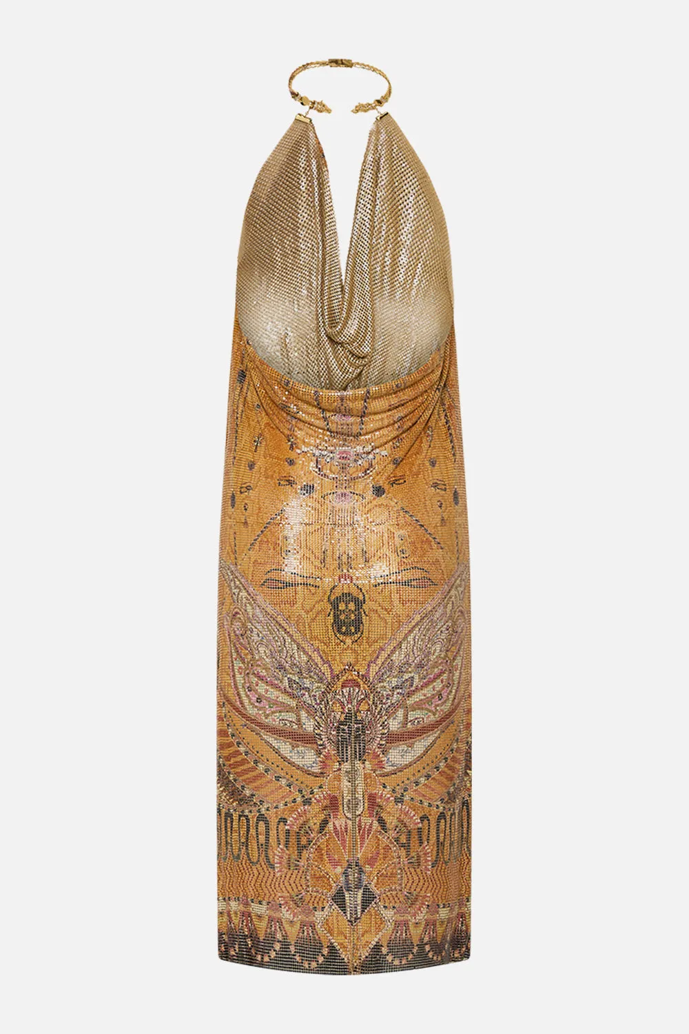 GLOMESH LONG DRESS WITH NECKPIECE VALLEY OF THE KINGS sold by Camilla product image thumbnail 2