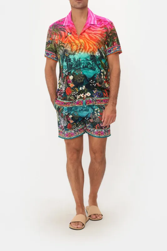 SHORT SLEEVE CAMP COLLARED SHIRT UNTAMED RUNAWAY sold by Camilla