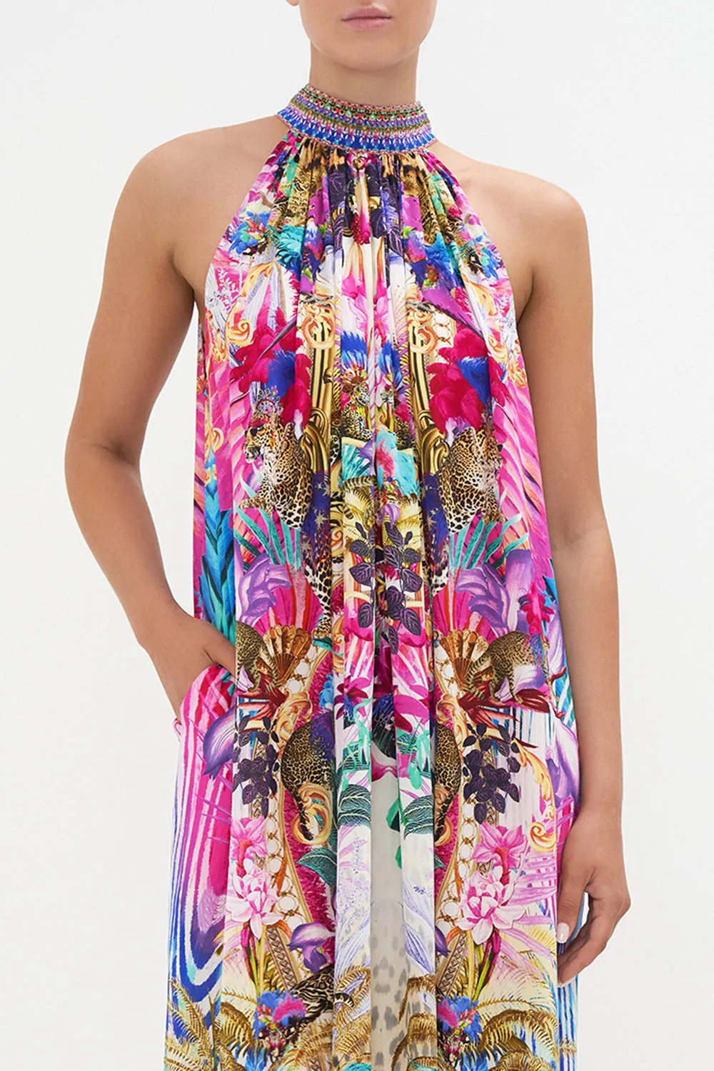 TIE NECK LONG DRESS MERRY GO ROUND sold by Camilla product image thumbnail 5