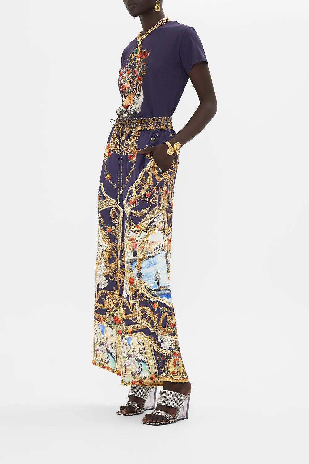 SHORT SLEEVE EASY TEE VENICE VIGNETTE sold by Camilla product image thumbnail 4