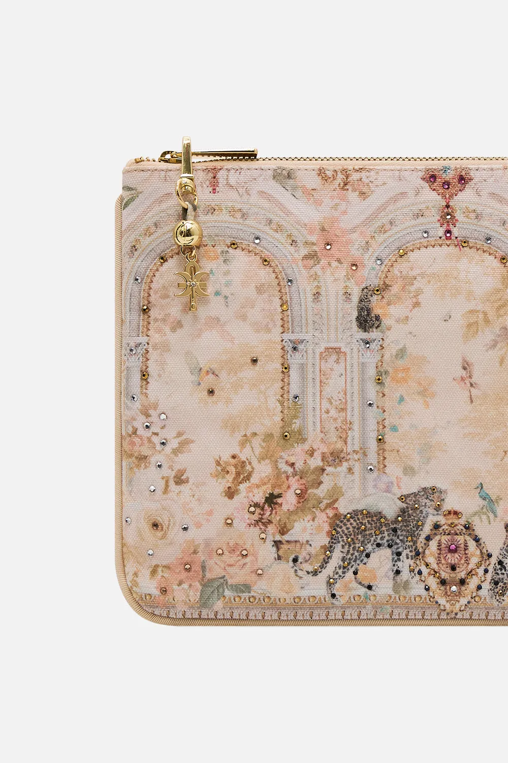SMALL CANVAS CLUTCH ADORNED IN ANTIQUITY sold by Camilla product image thumbnail 2