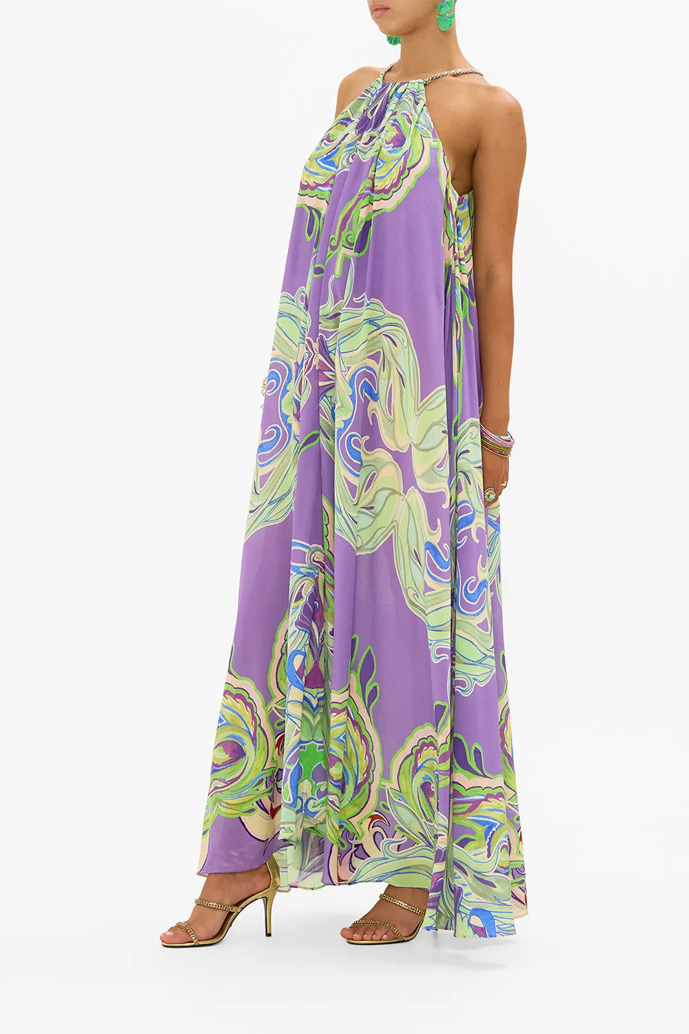 TRAPEZE MAXI DRESS AMSTERDAM JEWEL sold by Camilla product image thumbnail 4