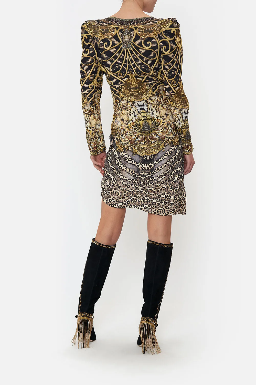 PUFF SLEEVE WRAP DRESS ARMADA sold by Camilla product image thumbnail 2