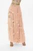 LONG TULLE SKIRT WITH 3D LACE & FLOWERS ROSE GARDEN REVOLUTION sold by Camilla