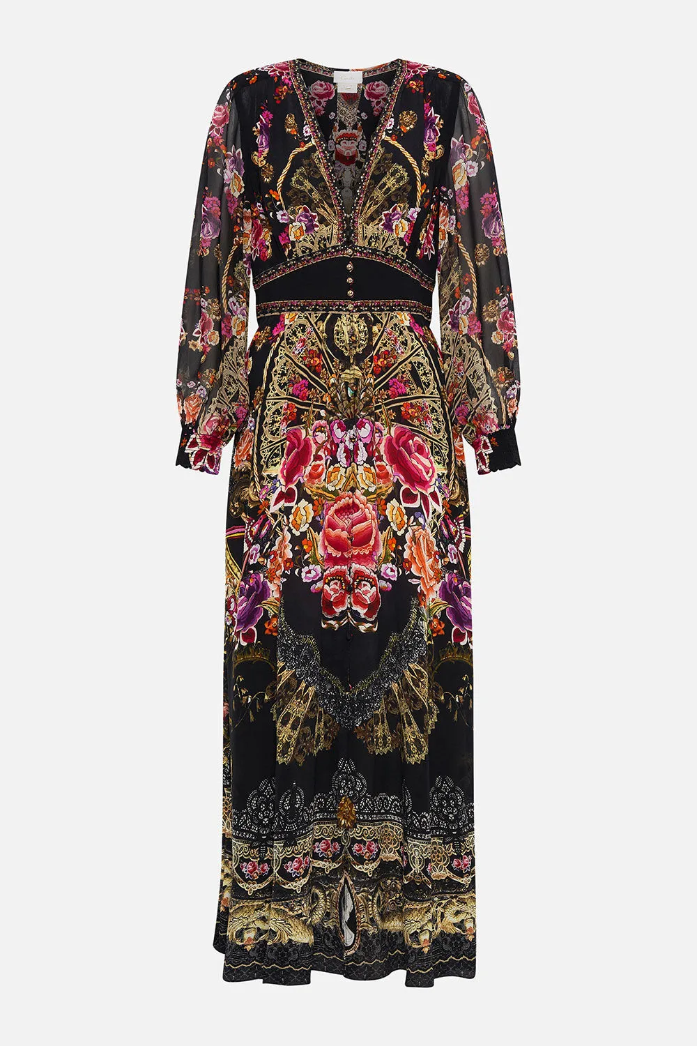 BUTTON DRESS WITH SHAPED WAISTBAND DANCE WITH DUENDE sold by Camilla product image thumbnail 3