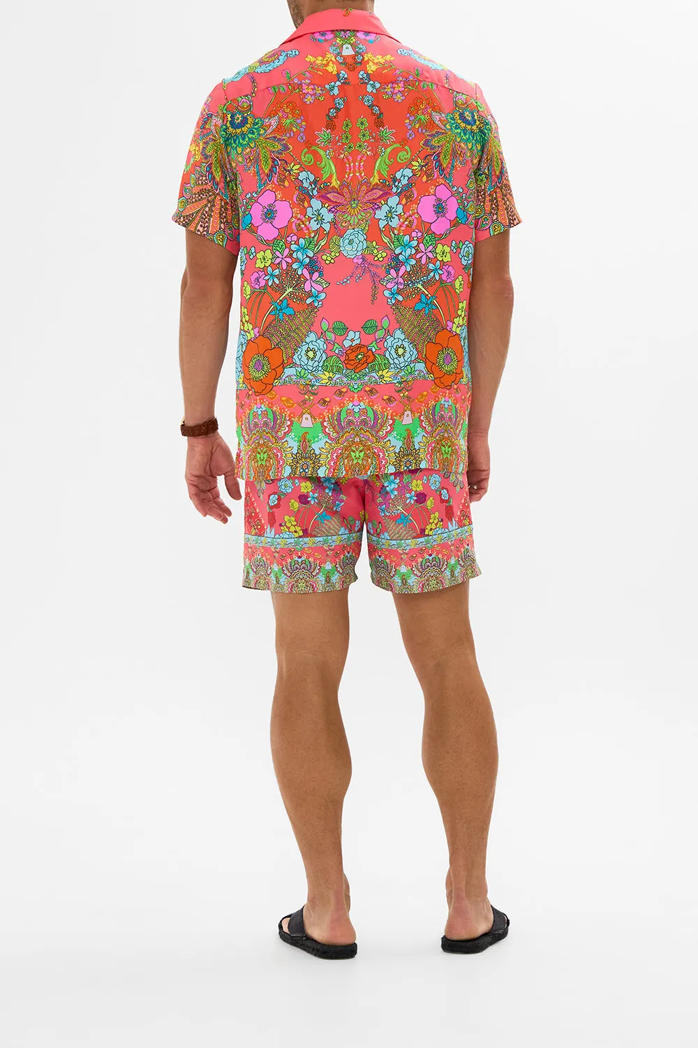 SHORT SLEEVE CAMP COLLARED SHIRT WINDMILLS AND WILDFLOWERS sold by Camilla product image thumbnail 2