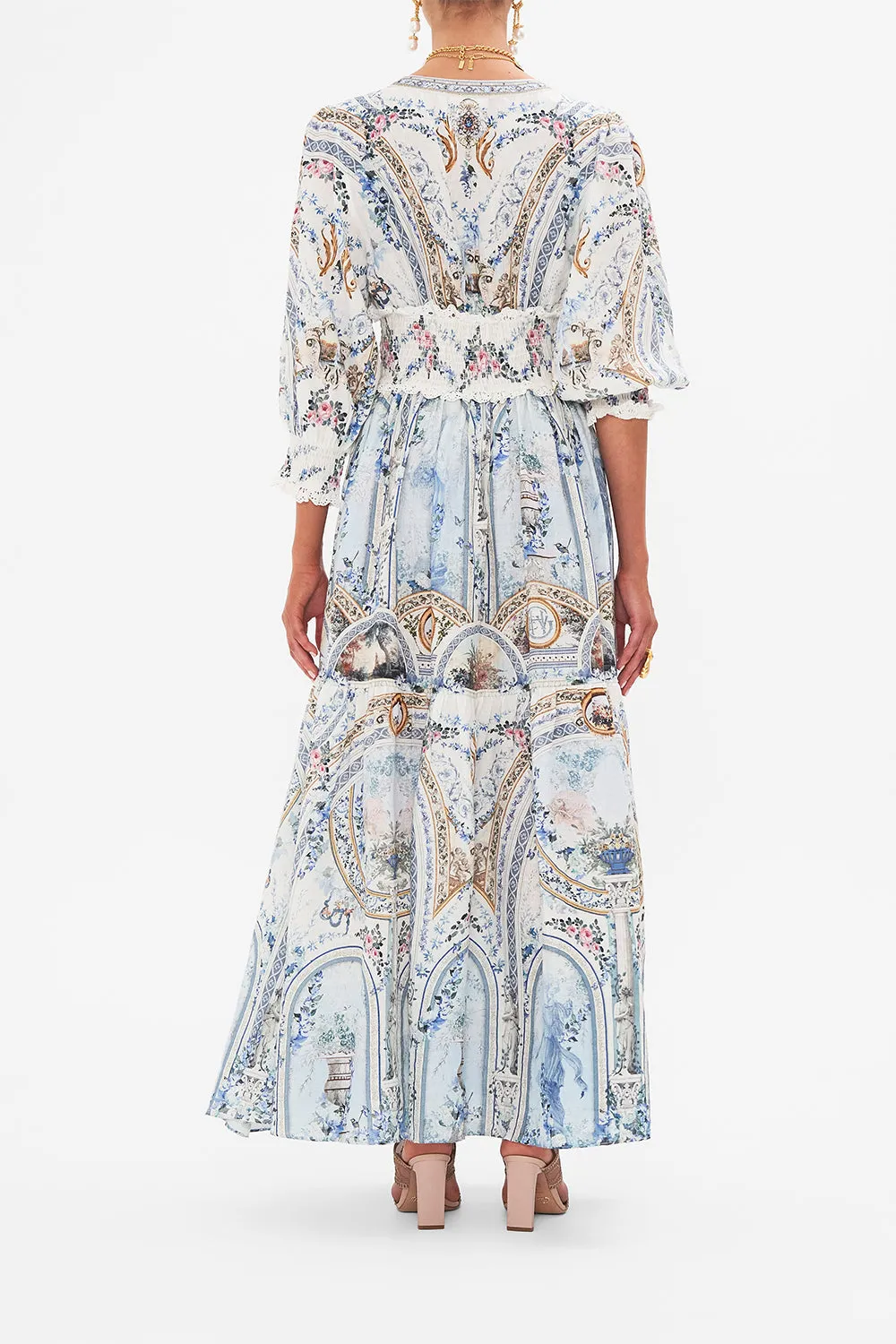 SHIRRED WAISTBAND LONG DRESS SEASON OF THE SIREN sold by Camilla product image thumbnail 2