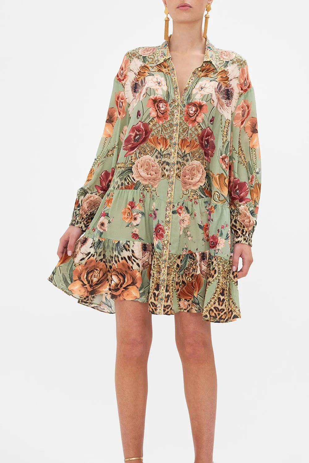 TIERED SHIRT DRESS GROW AND GLOW sold by Camilla product image thumbnail 5