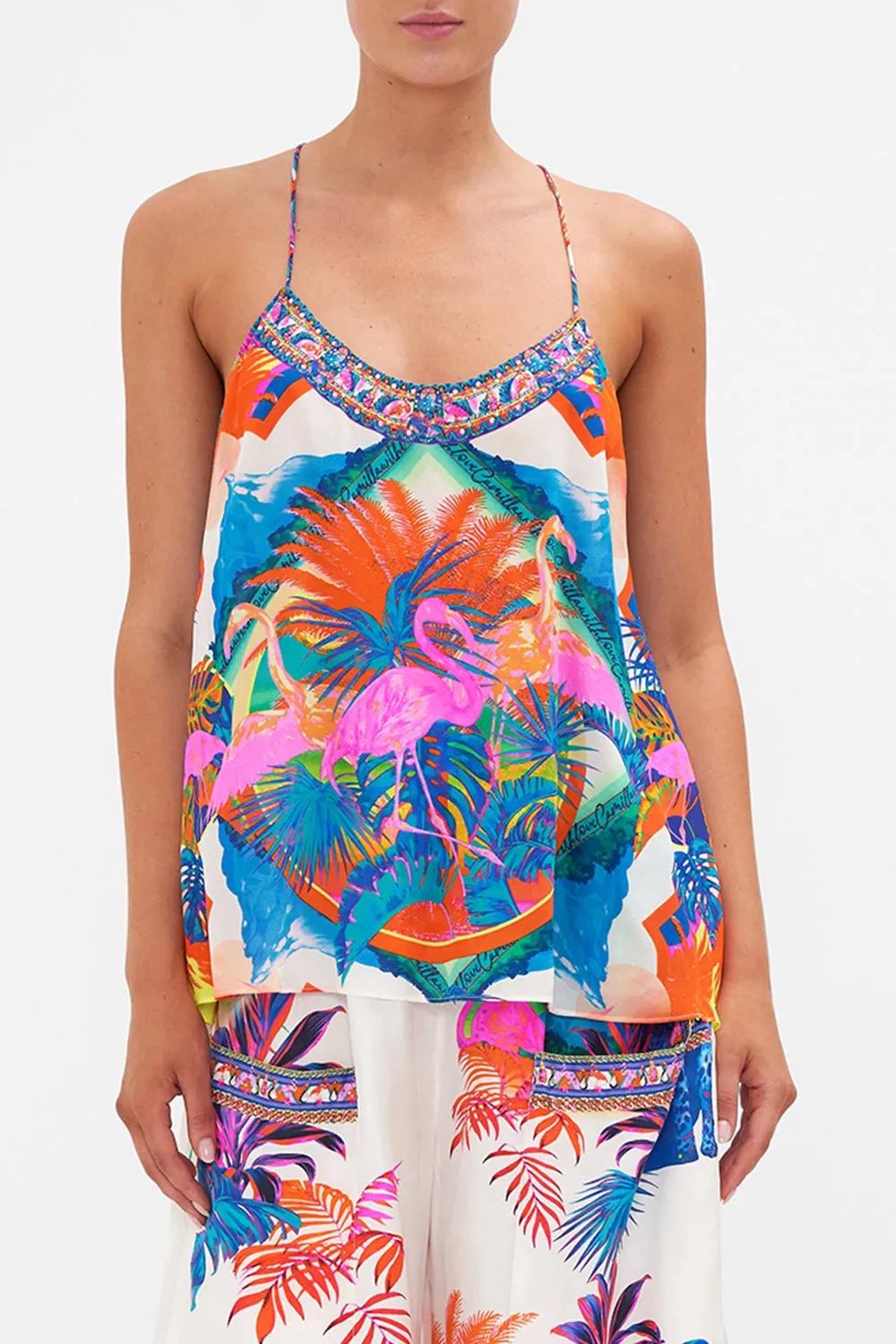 T BACK SHOESTRING TOP FLAMENCO FLAMINGO sold by Camilla product image thumbnail 5