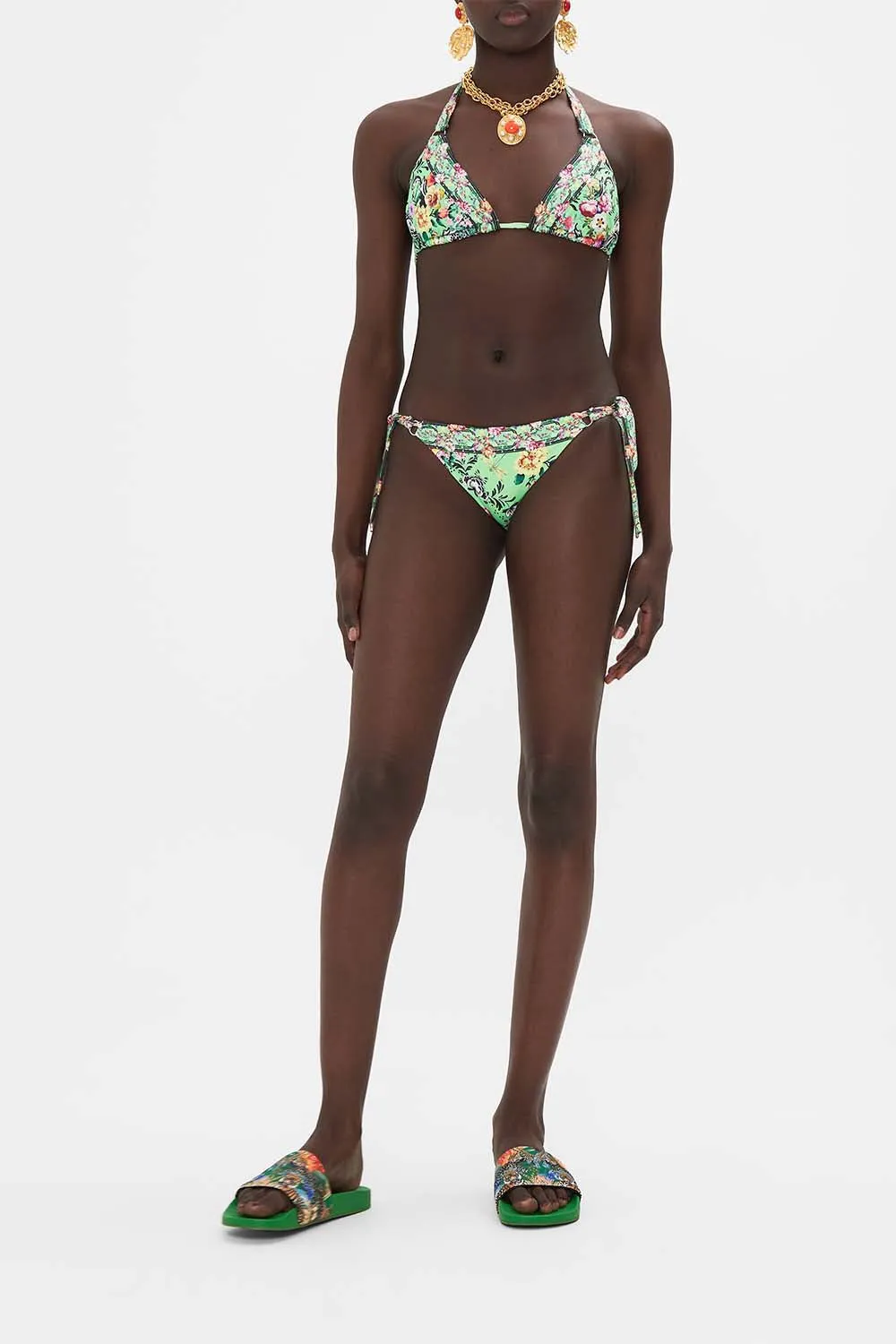 SOFT TIE TRI BIKINI WITH TRIMS PORCELAIN DREAM sold by Camilla