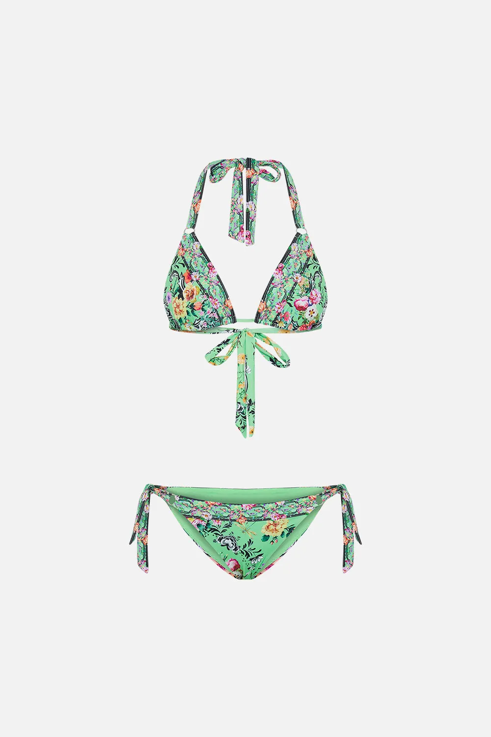 SOFT TIE TRI BIKINI WITH TRIMS PORCELAIN DREAM sold by Camilla product image thumbnail 3