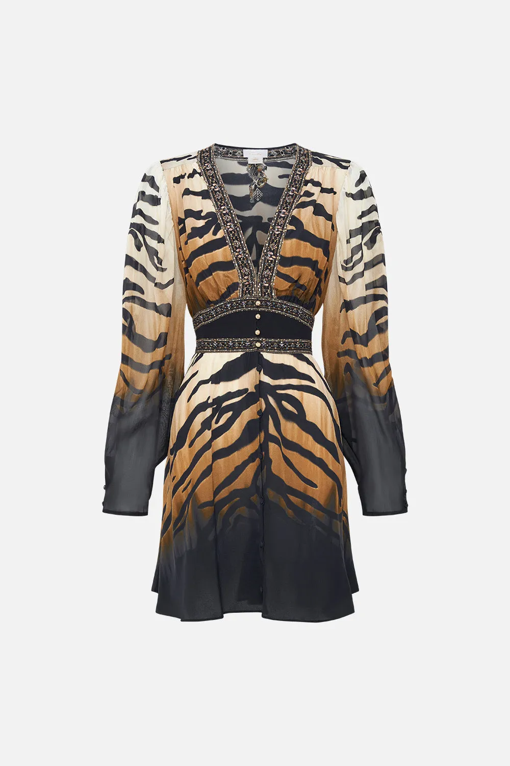 DROP SLEEVE DRESS WITH WAISTBAND TAME MY TIGER sold by Camilla product image thumbnail 3