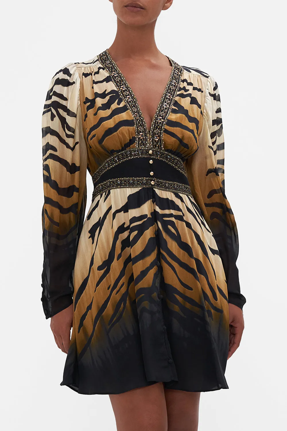 DROP SLEEVE DRESS WITH WAISTBAND TAME MY TIGER sold by Camilla product image thumbnail 5