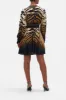 DROP SLEEVE DRESS WITH WAISTBAND TAME MY TIGER sold by Camilla