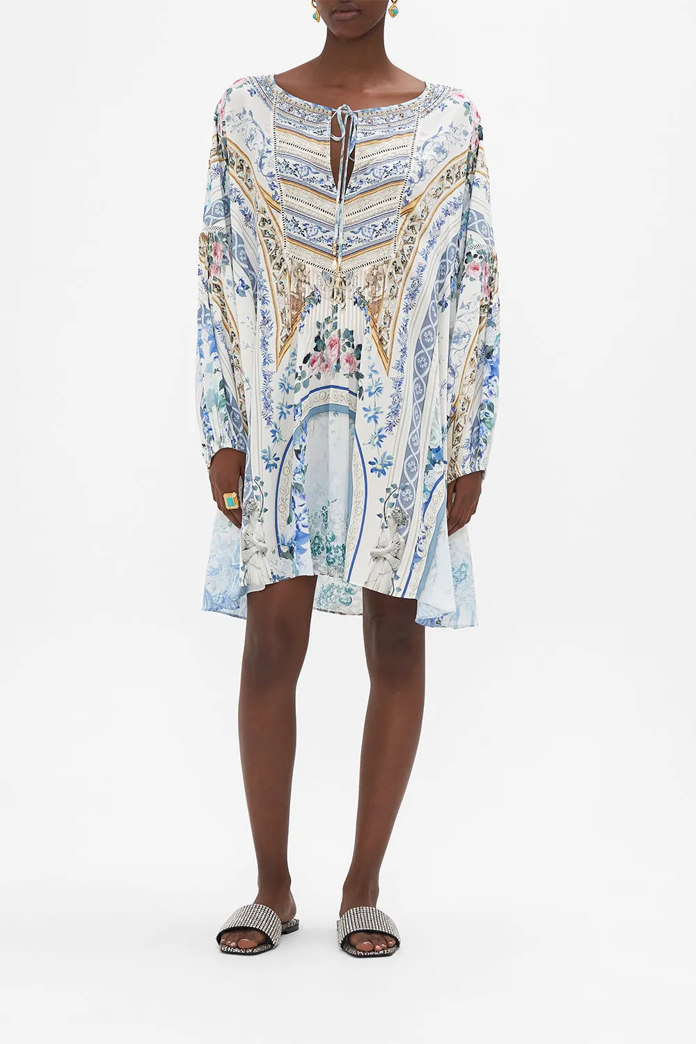 A LINE BLOUSON SLEEVE DRESS SEASON OF THE SIREN sold by Camilla