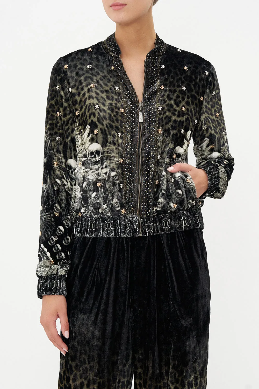 BOMBER JACKET ORDER OF DISORDER LOUNGE sold by Camilla product image thumbnail 5