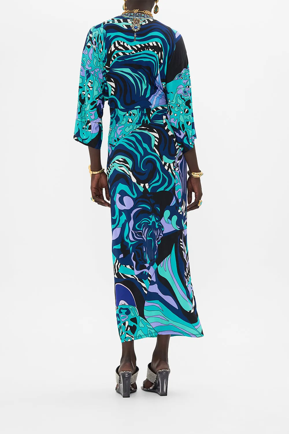 DRAPED JERSEY DRESS WITH HARDWARE VIVIDLY VENICE sold by Camilla product image thumbnail 2